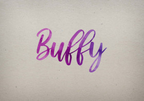 Buffy Watercolor Name DP