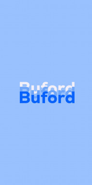 Name DP: Buford