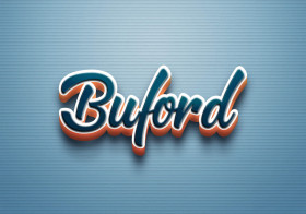 Cursive Name DP: Buford