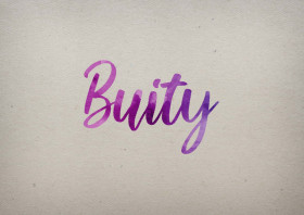 Buity Watercolor Name DP