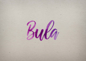 Bula Watercolor Name DP