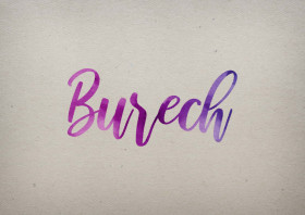 Burech Watercolor Name DP