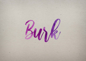 Burk Watercolor Name DP