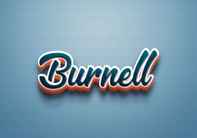 Cursive Name DP: Burnell