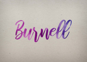 Burnell Watercolor Name DP