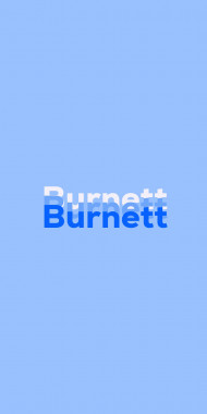Name DP: Burnett