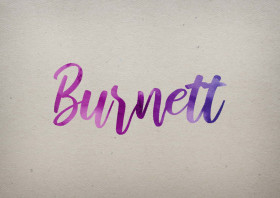 Burnett Watercolor Name DP