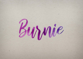 Burnie Watercolor Name DP