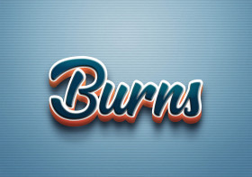 Cursive Name DP: Burns