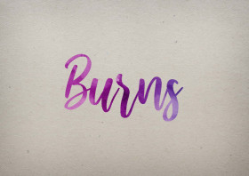 Burns Watercolor Name DP
