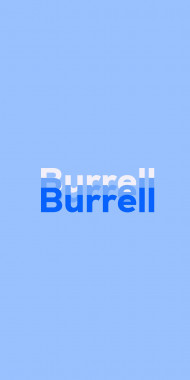 Name DP: Burrell