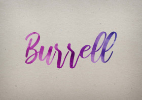Burrell Watercolor Name DP