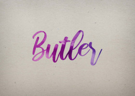 Butler Watercolor Name DP