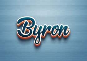 Cursive Name DP: Byron