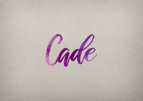 Cade Watercolor Name DP