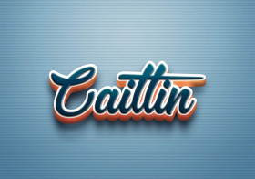 Cursive Name DP: Caitlin