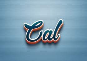 Cursive Name DP: Cal