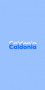 Name DP: Caldonia