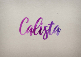 Calista Watercolor Name DP