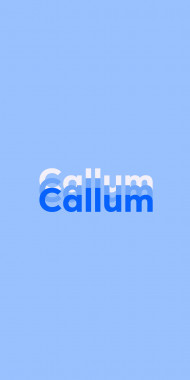 Name DP: Callum