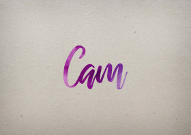 Cam Watercolor Name DP