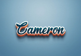 Cursive Name DP: Cameron