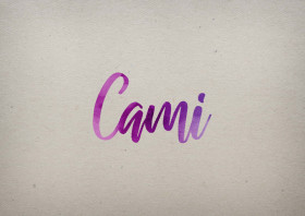Cami Watercolor Name DP