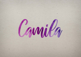 Camila Watercolor Name DP