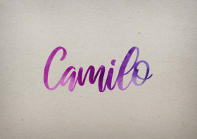Camilo Watercolor Name DP