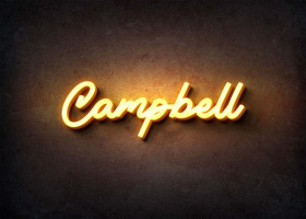 Glow Name Profile Picture for Campbell