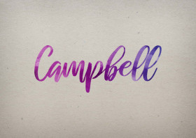 Campbell Watercolor Name DP