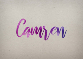 Camren Watercolor Name DP