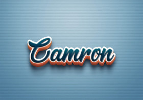 Cursive Name DP: Camron