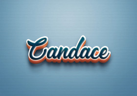Cursive Name DP: Candace