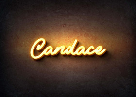 Glow Name Profile Picture for Candace