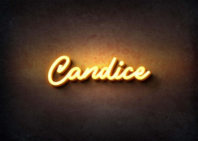 Glow Name Profile Picture for Candice