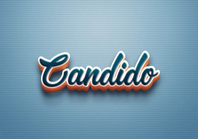 Cursive Name DP: Candido