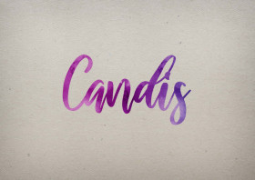Candis Watercolor Name DP