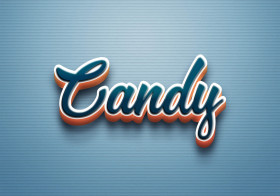 Cursive Name DP: Candy