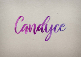 Candyce Watercolor Name DP