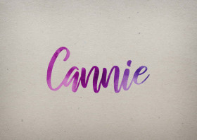 Cannie Watercolor Name DP