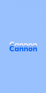 Name DP: Cannon