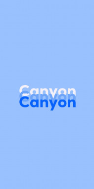 Name DP: Canyon