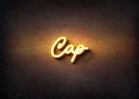 Glow Name Profile Picture for Cap