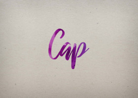 Cap Watercolor Name DP