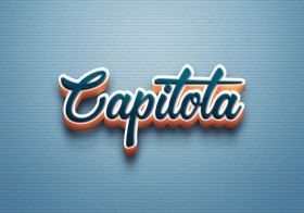 Cursive Name DP: Capitola