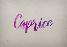 Caprice Watercolor Name DP