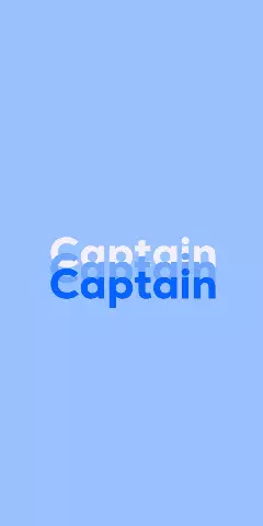 Name DP: Captain