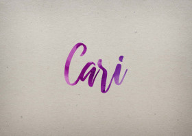Cari Watercolor Name DP