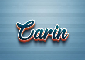 Cursive Name DP: Carin